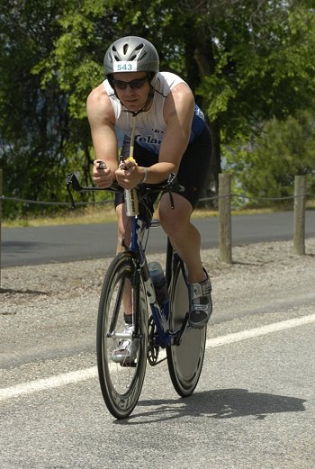 picture of patrick and debbie oborn after Ironman